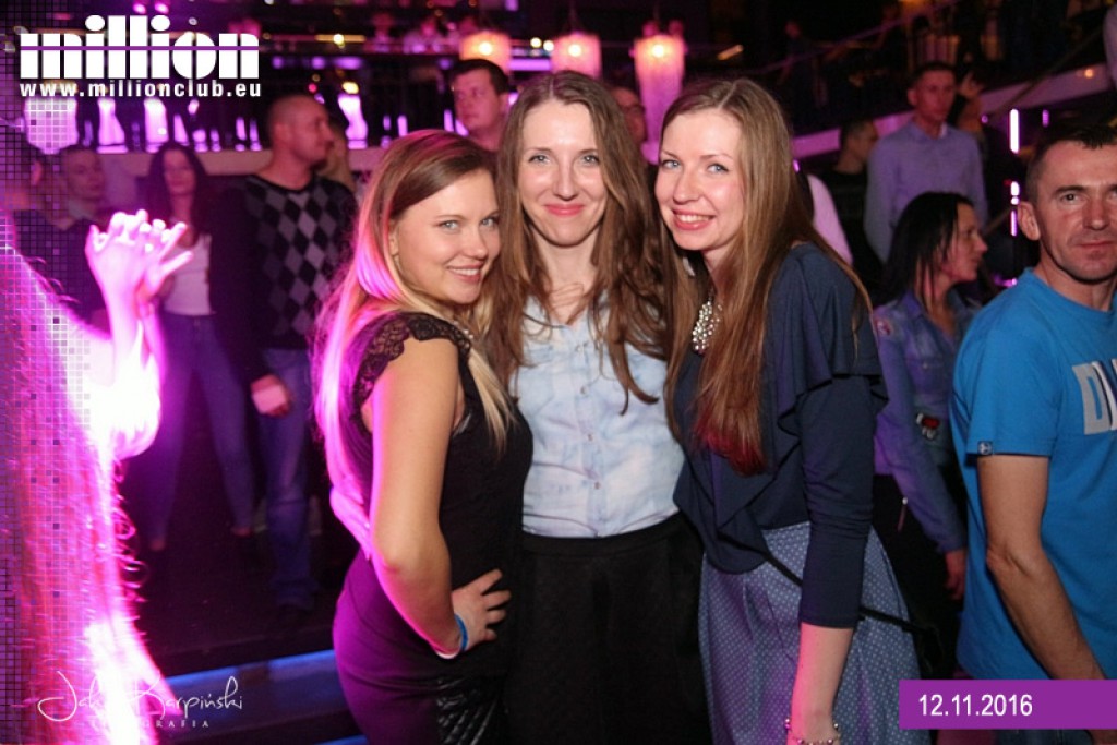Sobotnia impreza w klubie Million