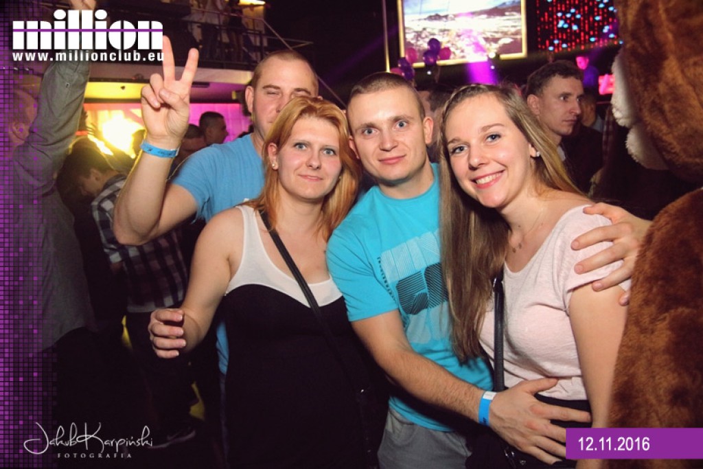 Sobotnia impreza w klubie Million