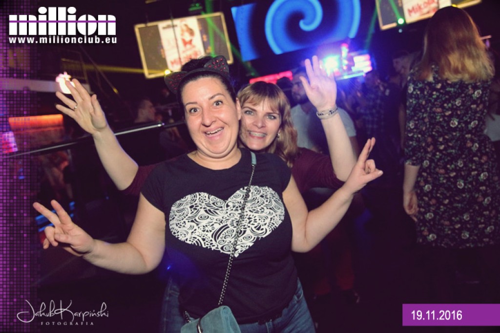 Sobotnia impreza w klubie Million