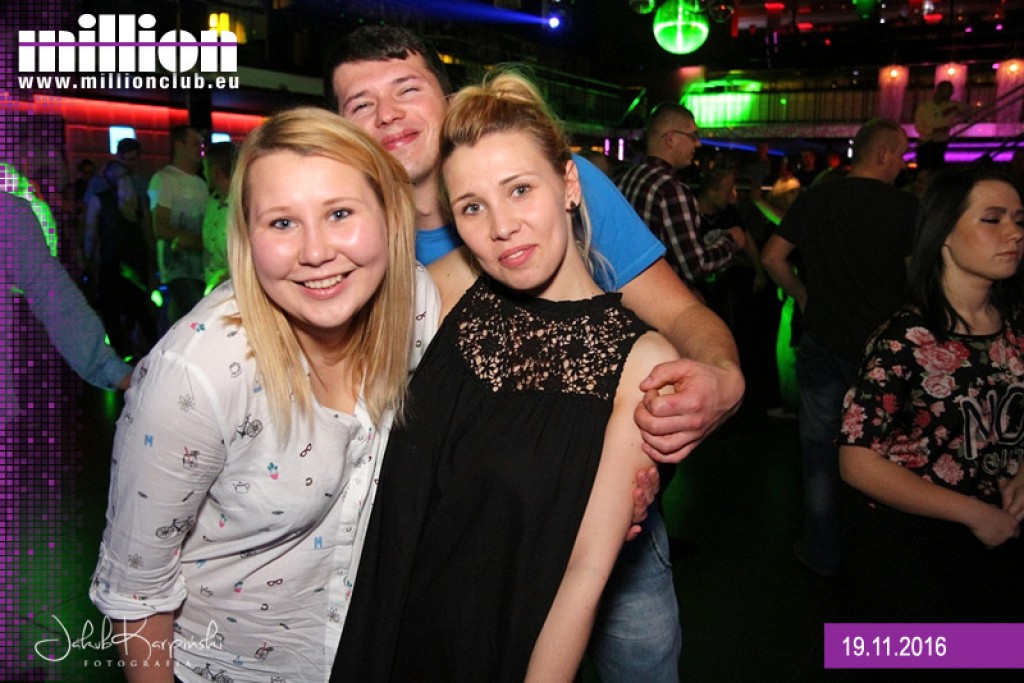 Sobotnia impreza w klubie Million