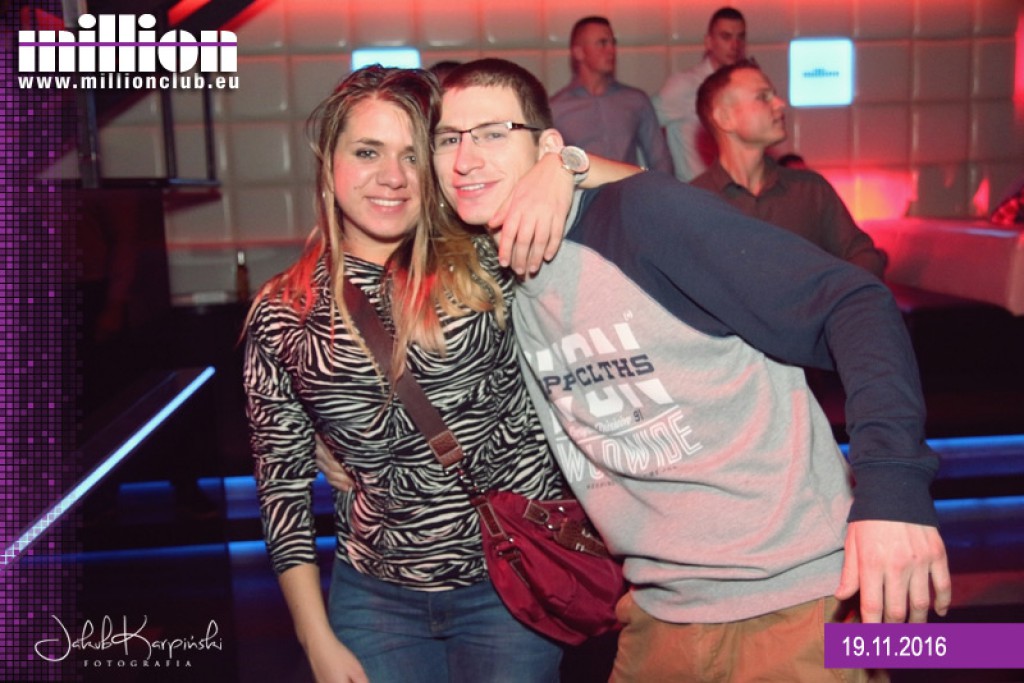 Sobotnia impreza w klubie Million