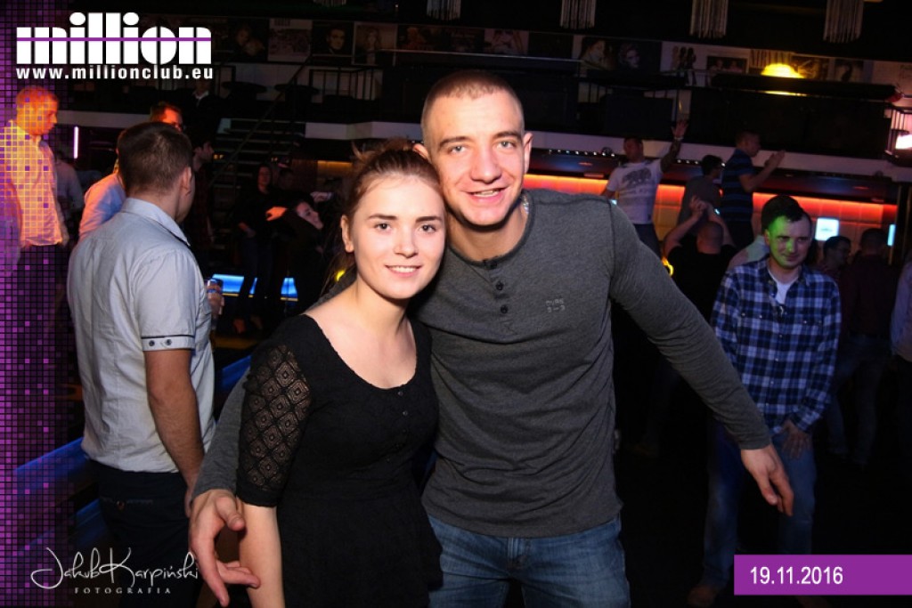 Sobotnia impreza w klubie Million
