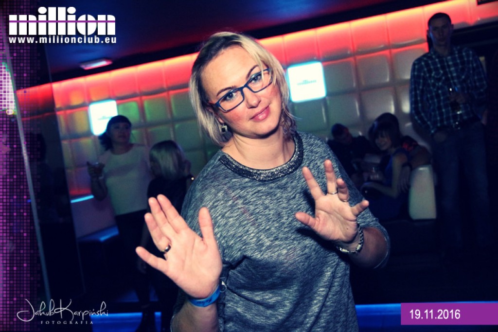 Sobotnia impreza w klubie Million