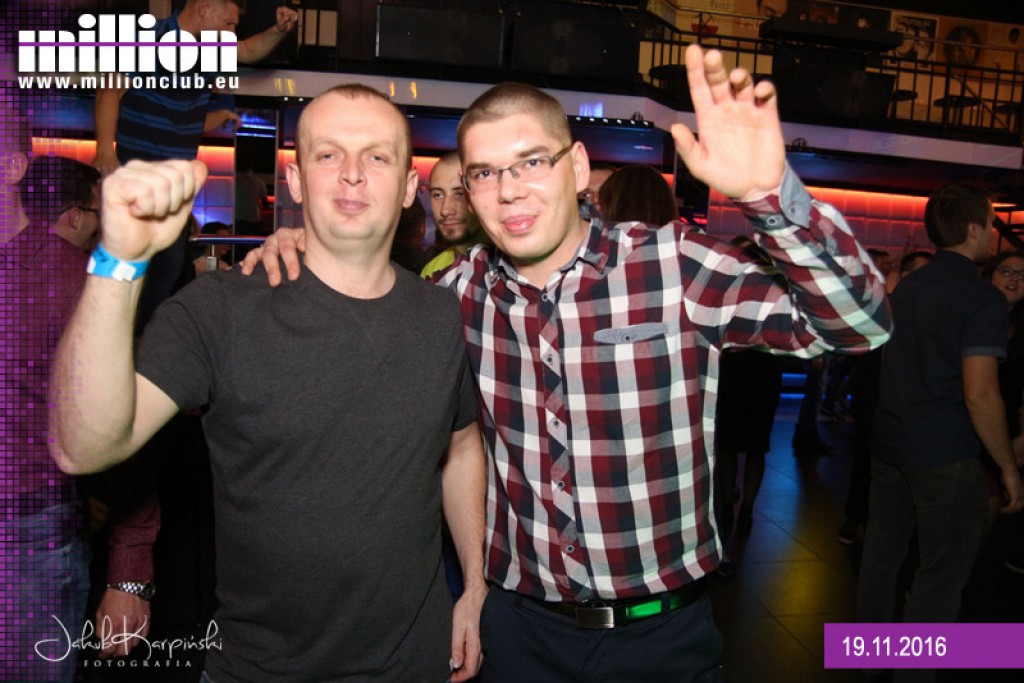 Sobotnia impreza w klubie Million
