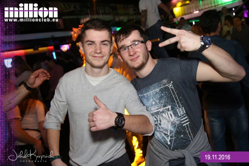 Sobotnia impreza w klubie Million
