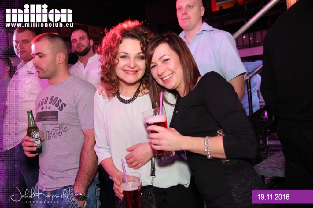 Sobotnia impreza w klubie Million