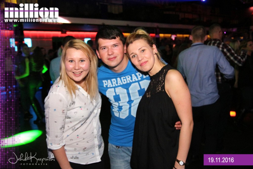 Sobotnia impreza w klubie Million