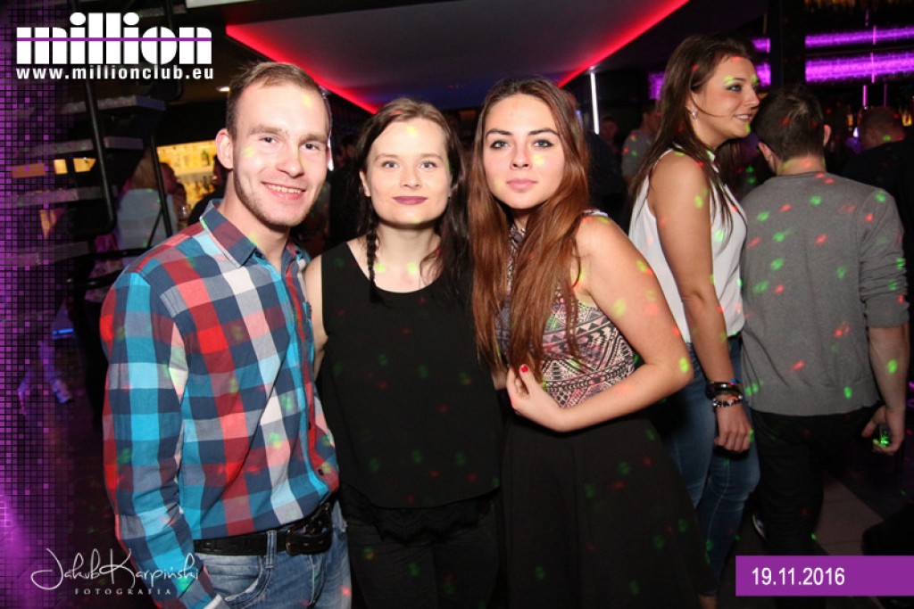 Sobotnia impreza w klubie Million