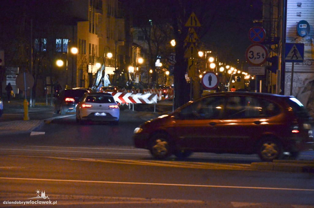 Utrudnienia w centrum Włocławka