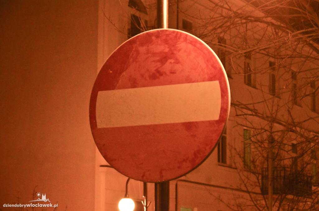Utrudnienia w centrum Włocławka