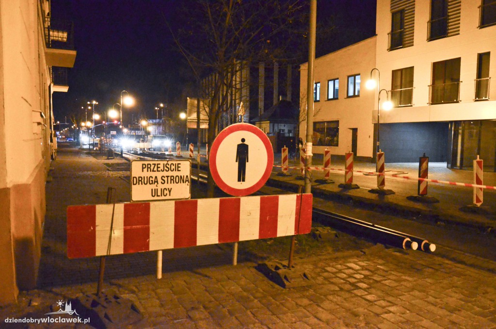 Utrudnienia w centrum Włocławka