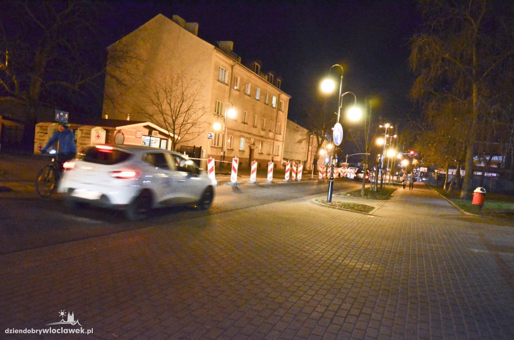 Utrudnienia w centrum Włocławka
