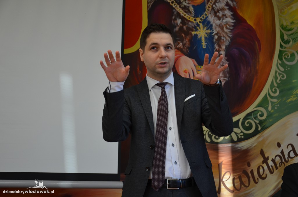 Wiceminister Patryk Jaki w Lubrańcu