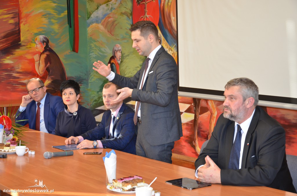 Wiceminister Patryk Jaki w Lubrańcu