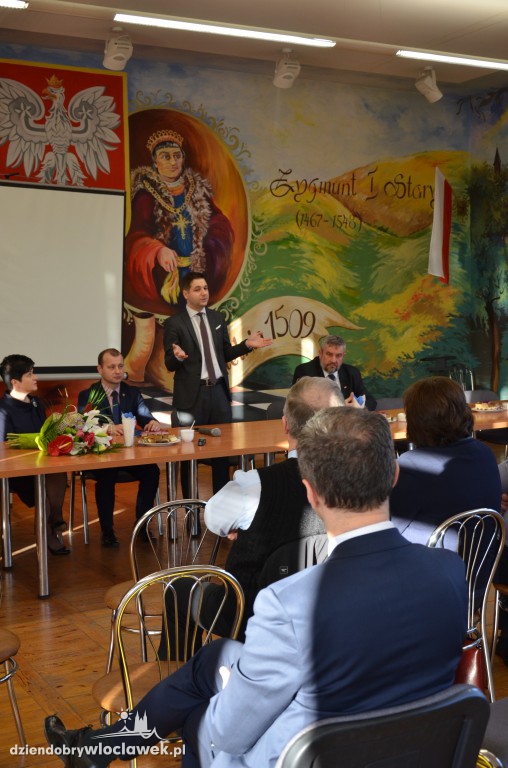 Wiceminister Patryk Jaki w Lubrańcu