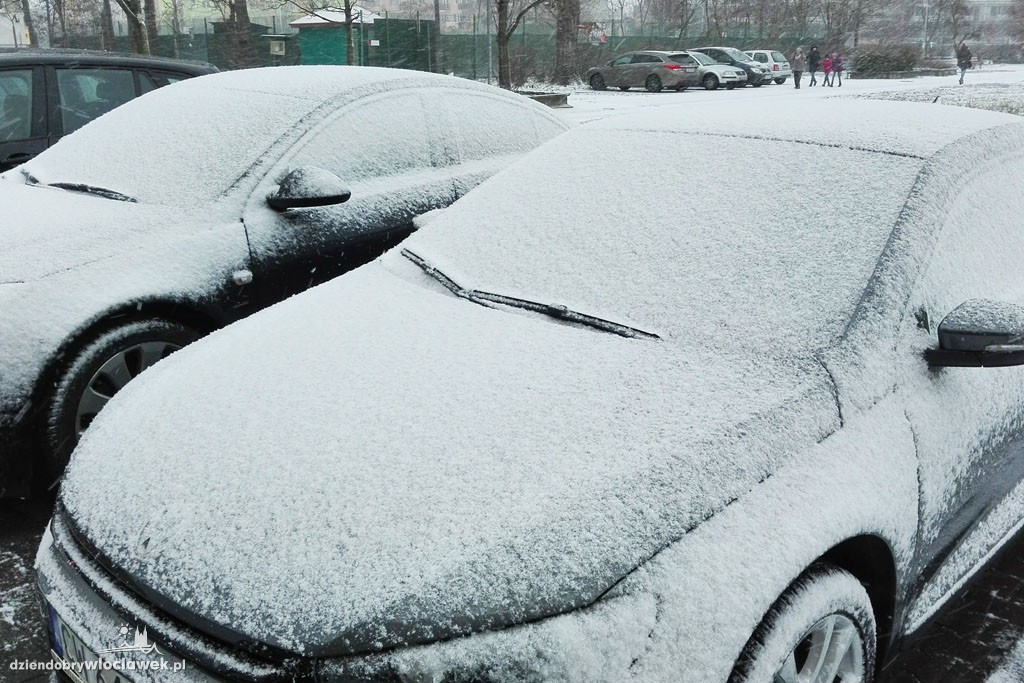 Śnieżna zima we Włocławku