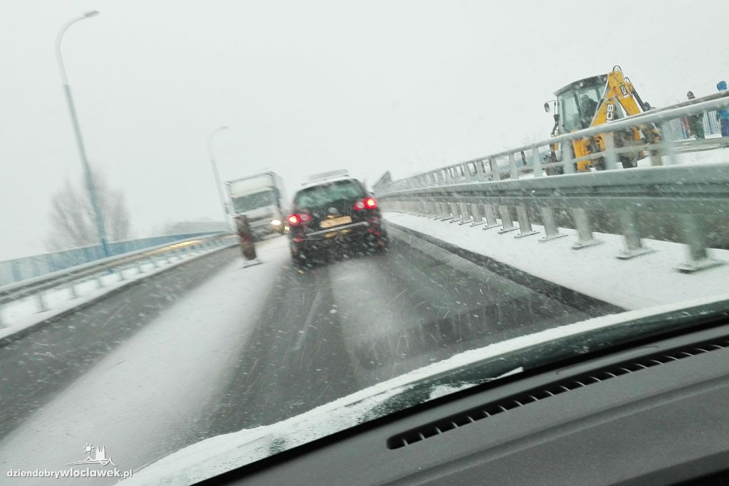 Śnieżna zima we Włocławku