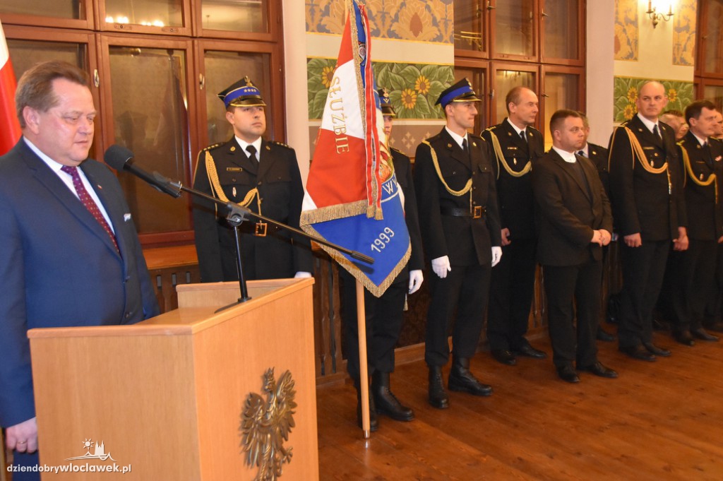 Wiceminister spotkał się ze strażakami