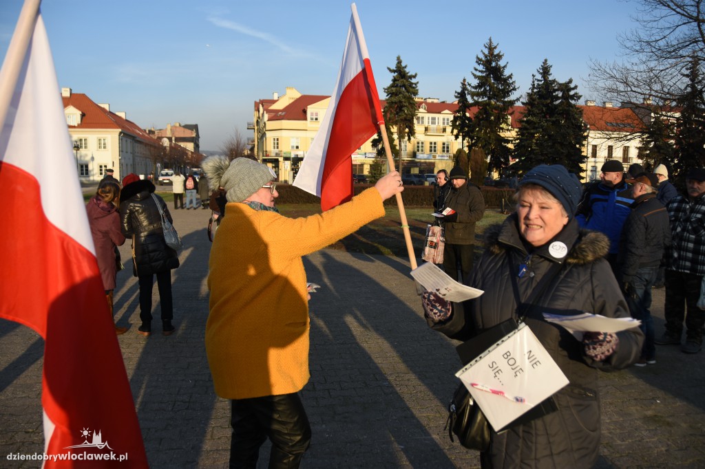 Strajk Obywatelski na placu Wolności