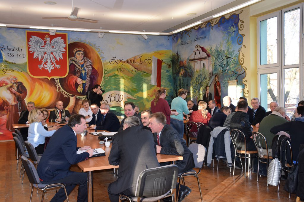 Zaprzysiężenie burmistrza Lubrańca
