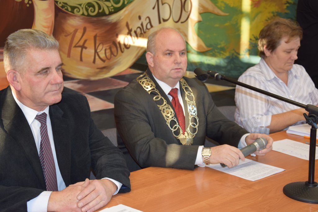 Zaprzysiężenie burmistrza Lubrańca