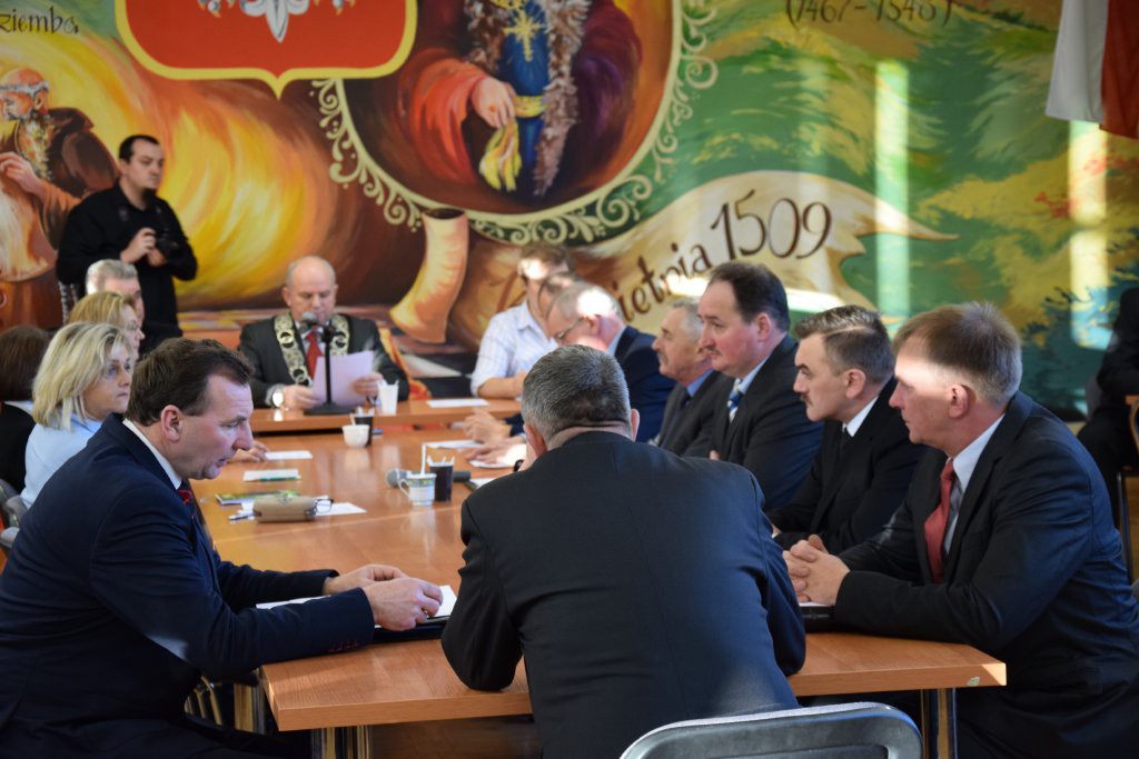 Zaprzysiężenie burmistrza Lubrańca