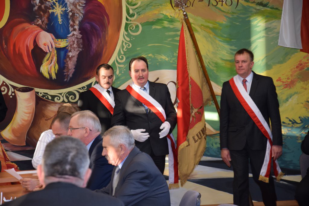Zaprzysiężenie burmistrza Lubrańca