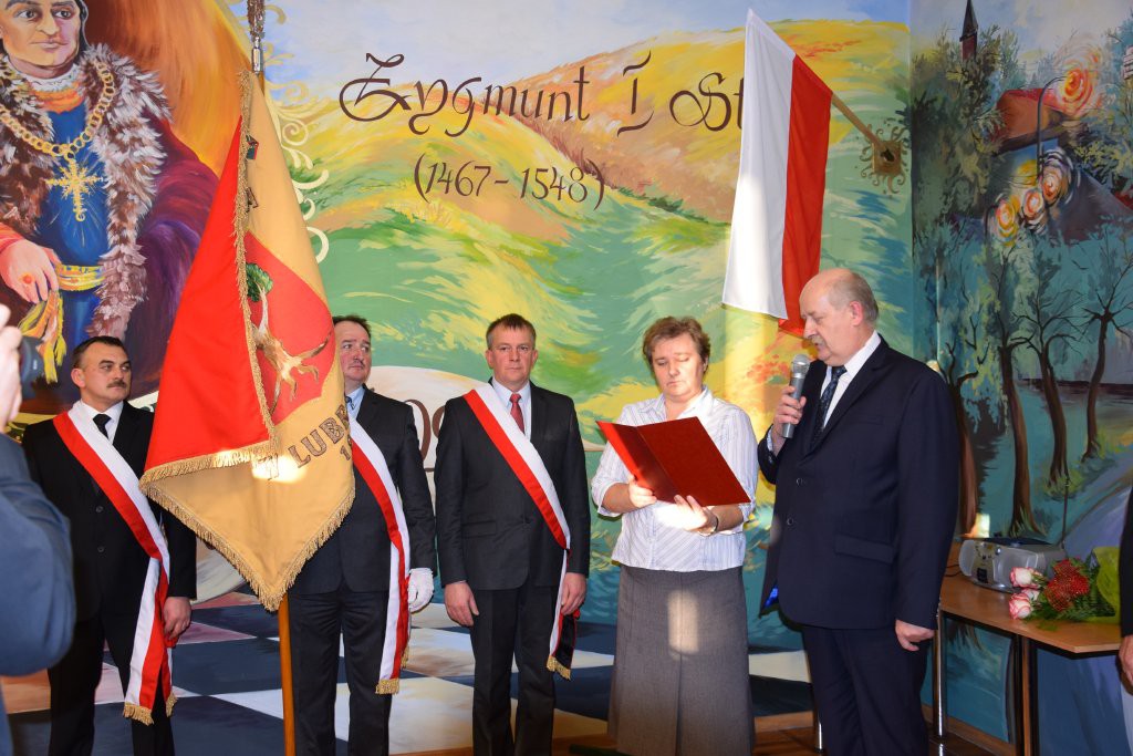 Zaprzysiężenie burmistrza Lubrańca