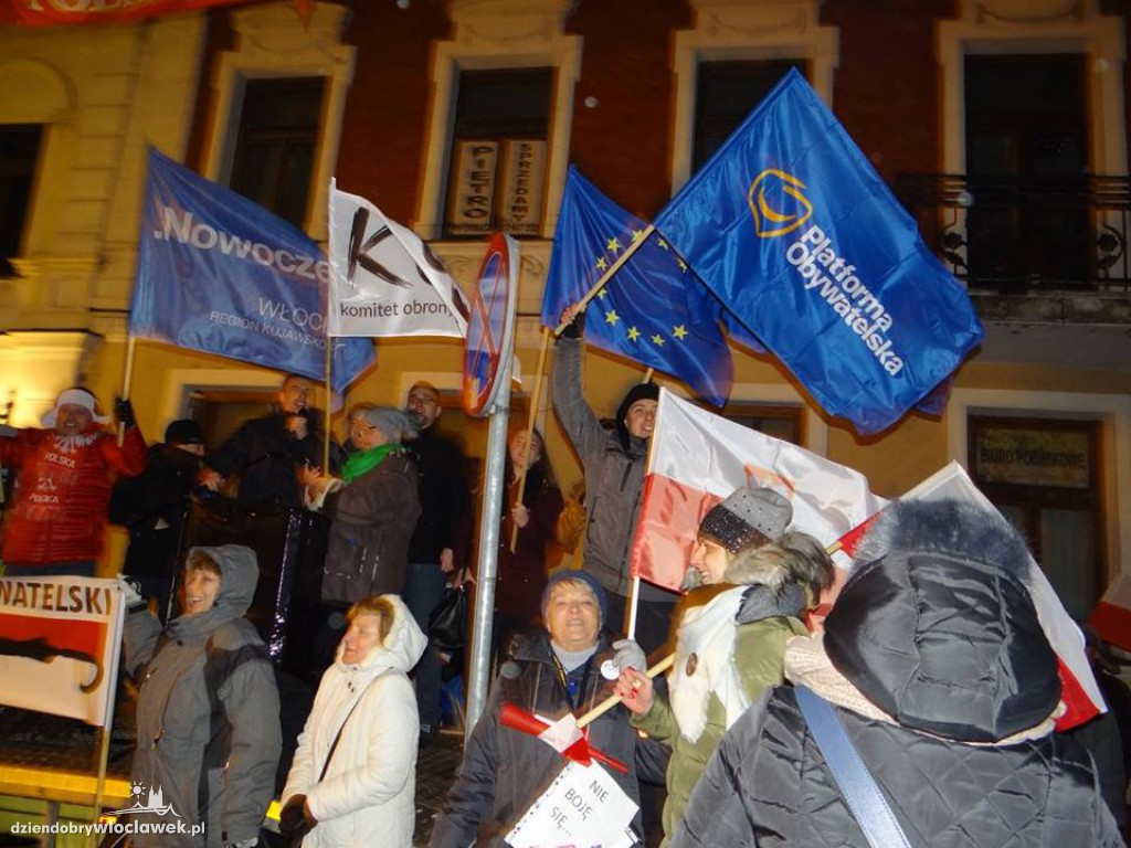 Sobotni protest pod biurem PiS