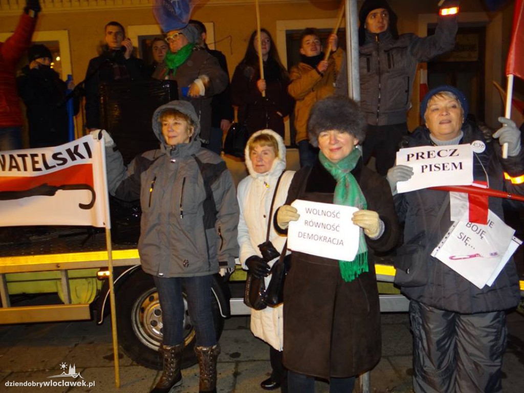 Sobotni protest pod biurem PiS