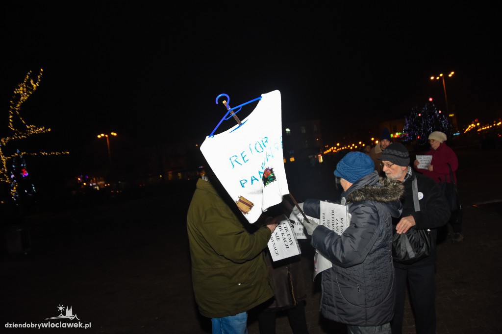 Kontrmanifestacja na wiecu KOD