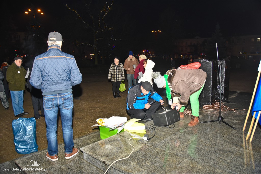Kontrmanifestacja na wiecu KOD