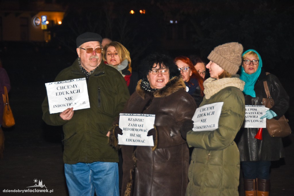 Kontrmanifestacja na wiecu KOD