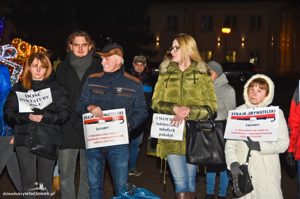 Kontrmanifestacja na wiecu KOD