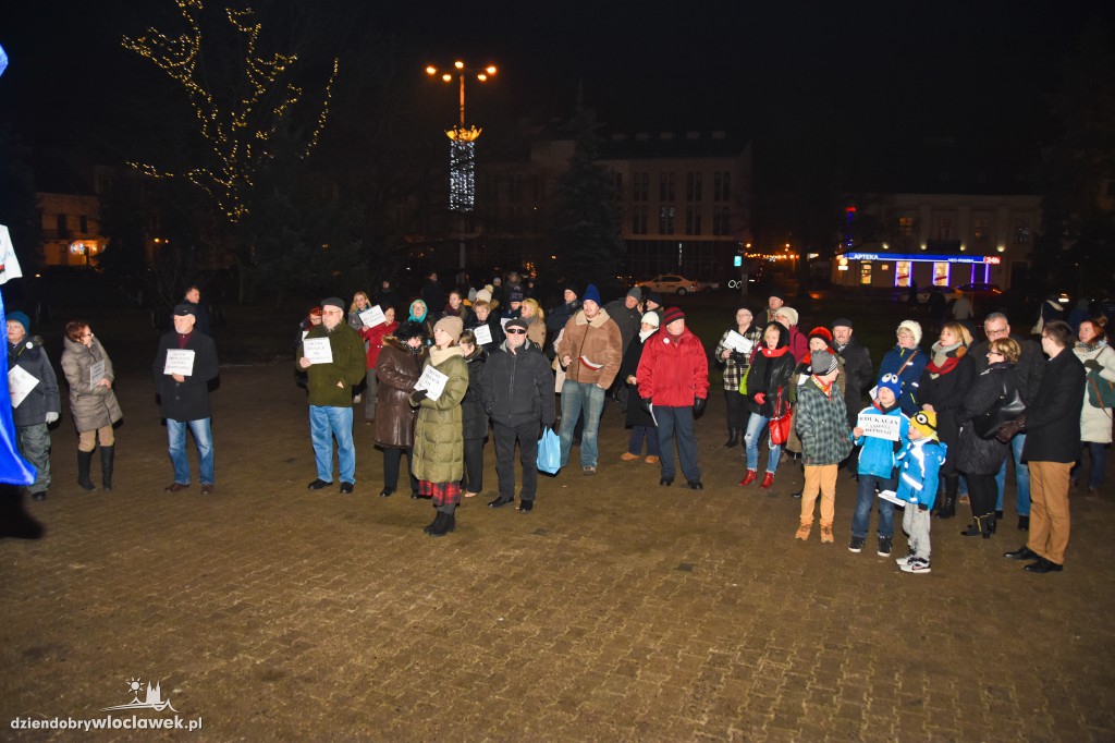Kontrmanifestacja na wiecu KOD