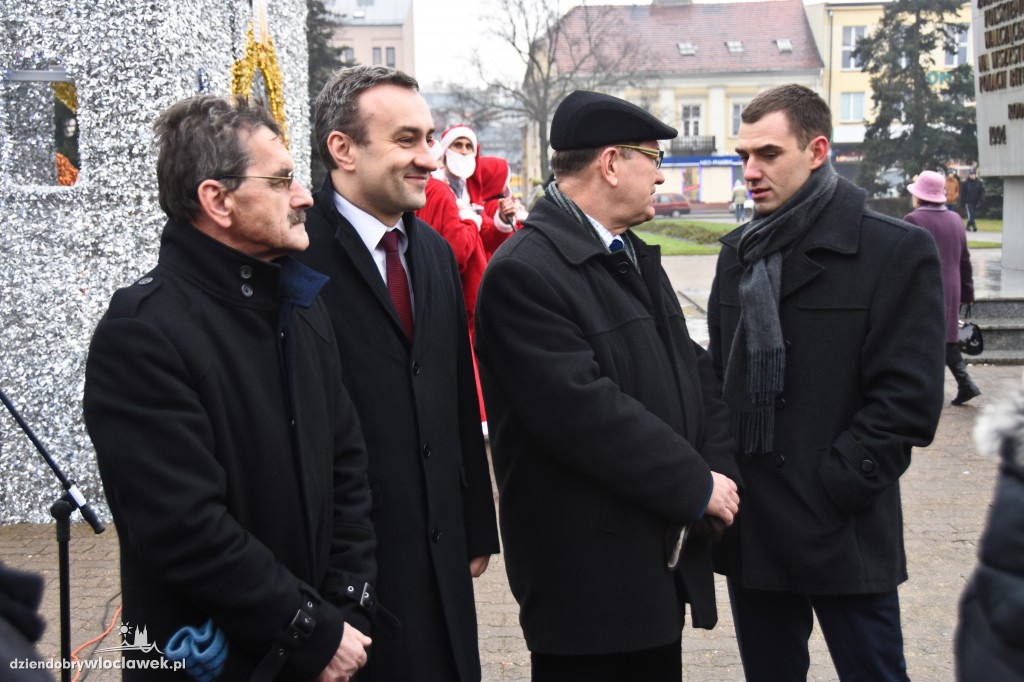 Miejska wigilia na placu Wolności