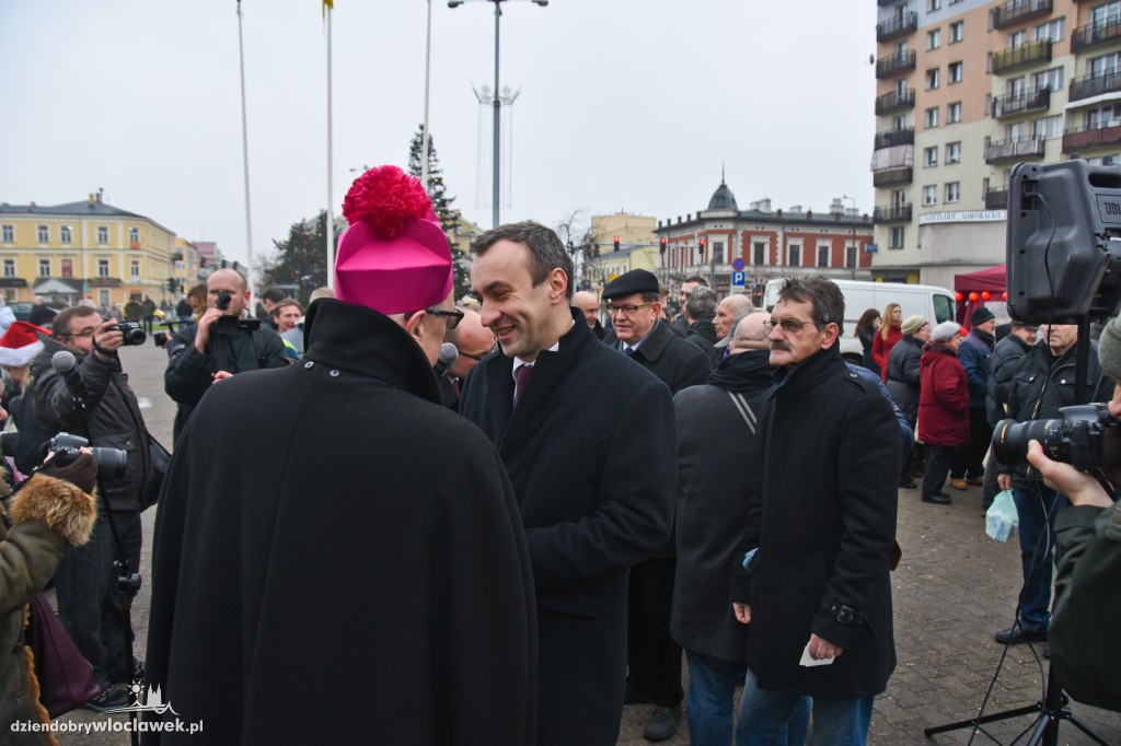 Miejska wigilia na placu Wolności