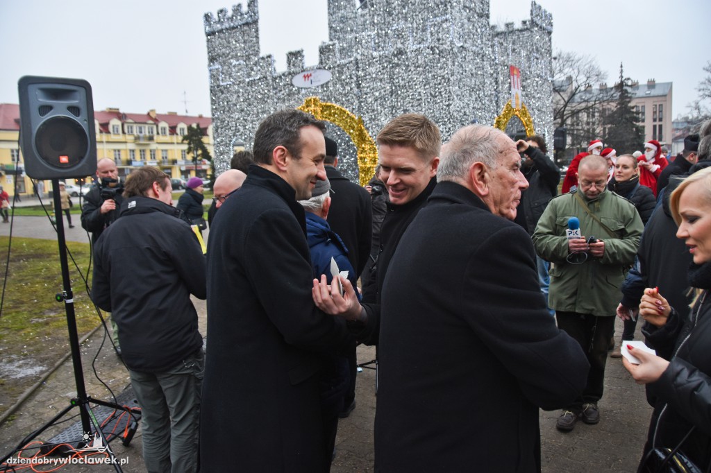 Miejska wigilia na placu Wolności