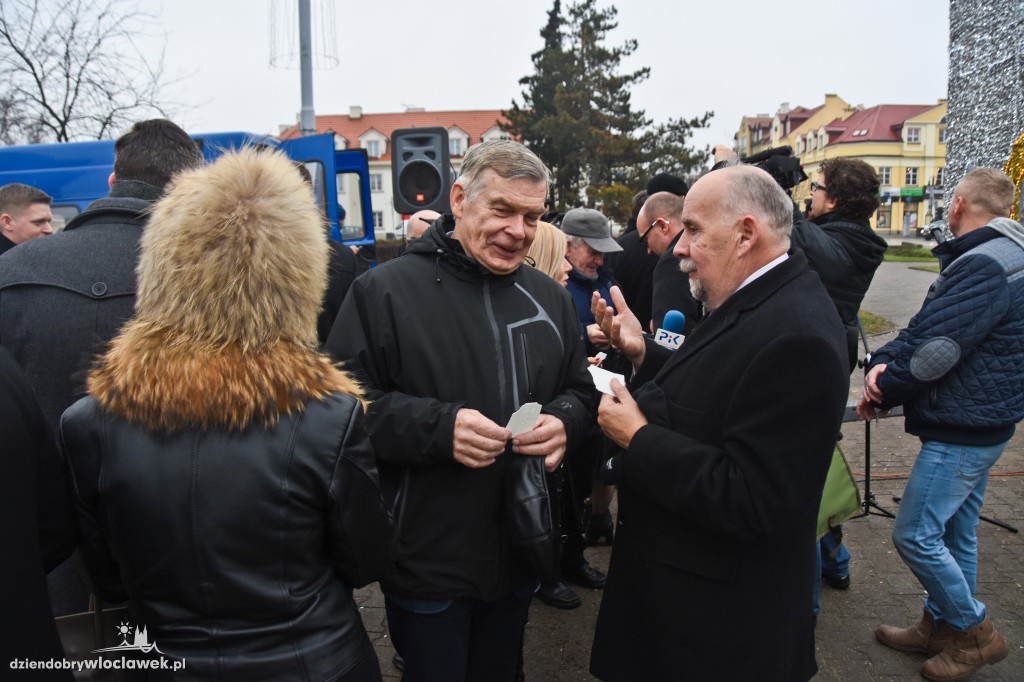 Miejska wigilia na placu Wolności