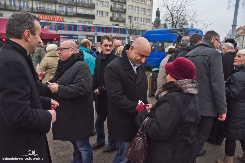 Miejska wigilia na placu Wolności