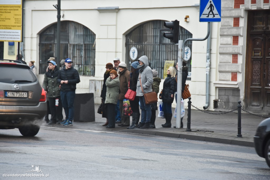 Przedświąteczne korki we Włocławku