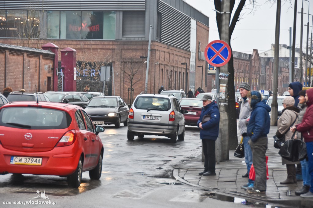 Przedświąteczne korki we Włocławku