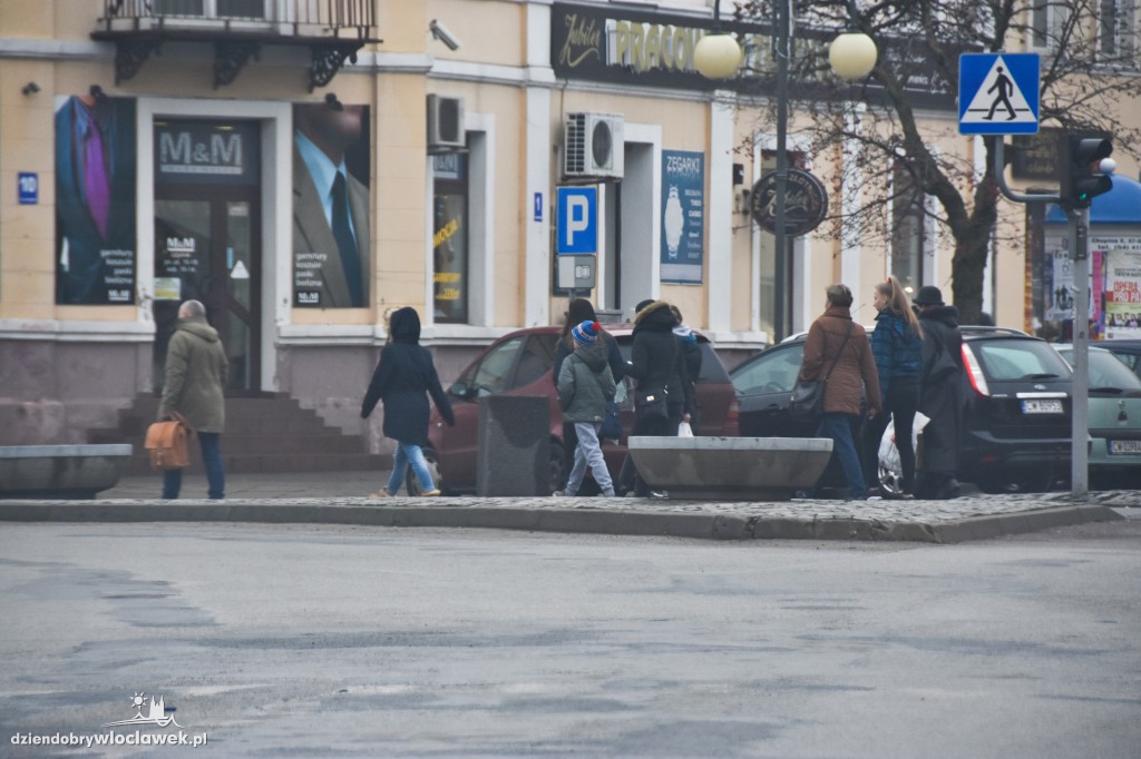 Przedświąteczne korki we Włocławku