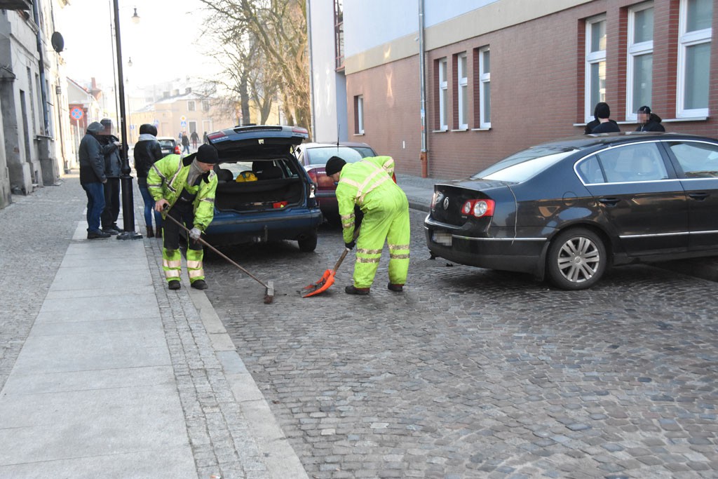 Kolizja u zbiegu Łęgskiej i Towarowej