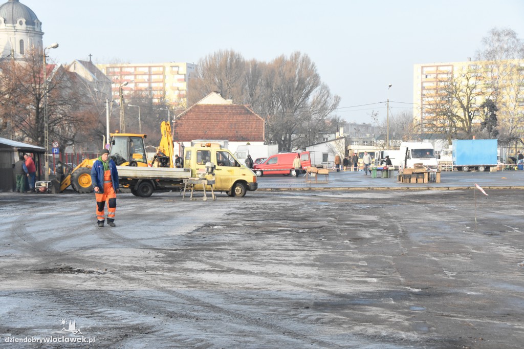 Remont nawierzchni targowiska