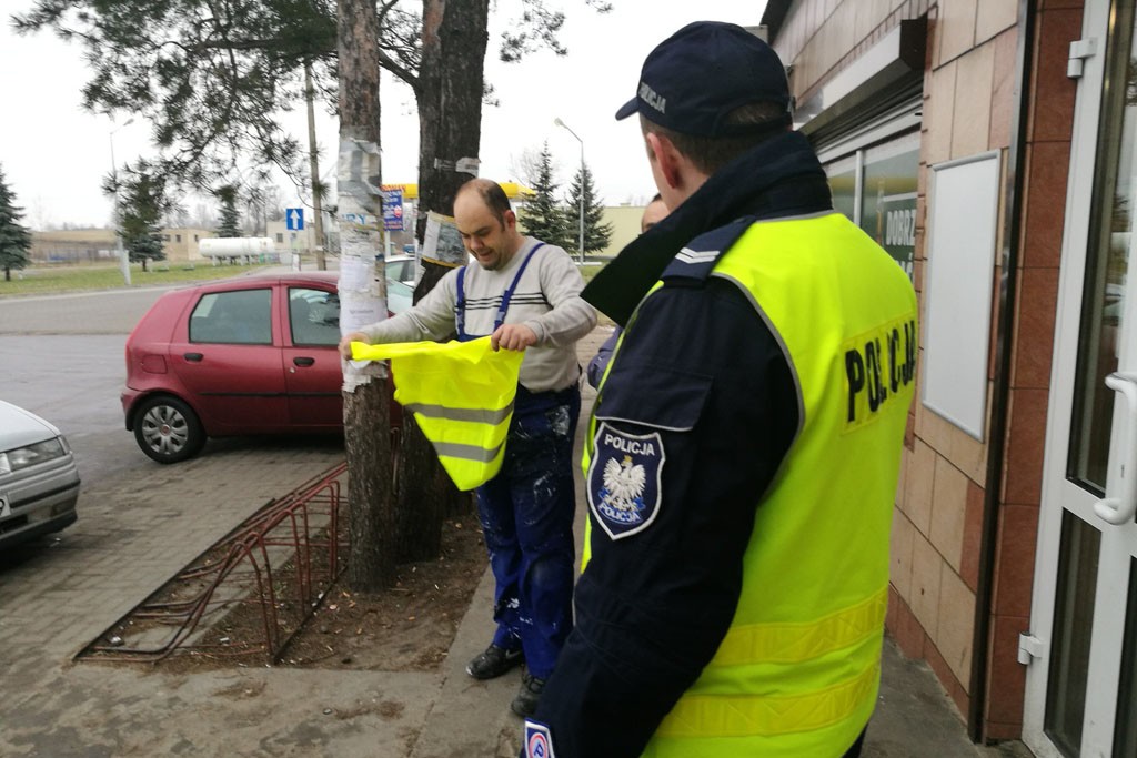 Piesi na celowniku policjantów