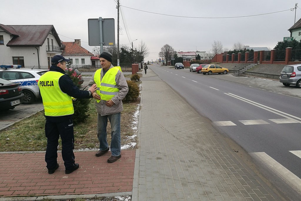 Piesi na celowniku policjantów