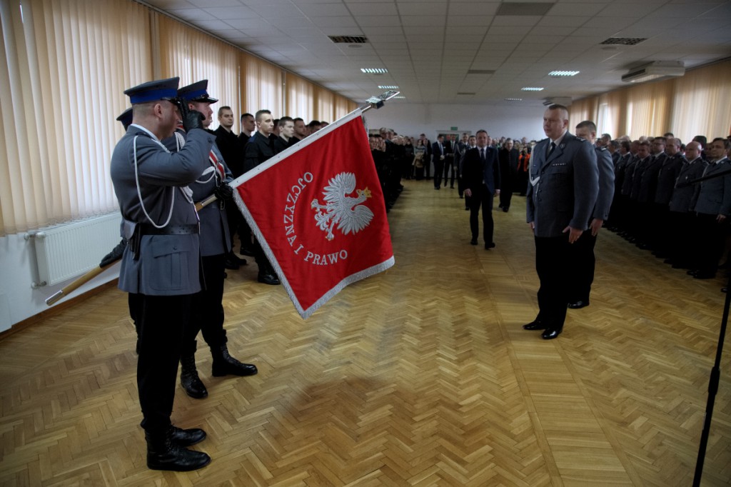 Ślubowanie nowych policjantów