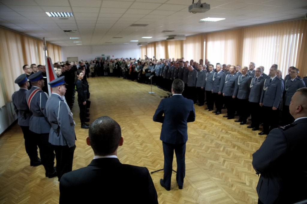 Ślubowanie nowych policjantów
