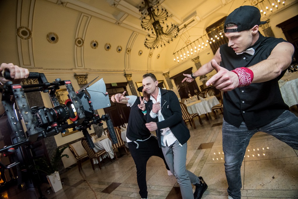Na planie teledysku Selfie & Soleo